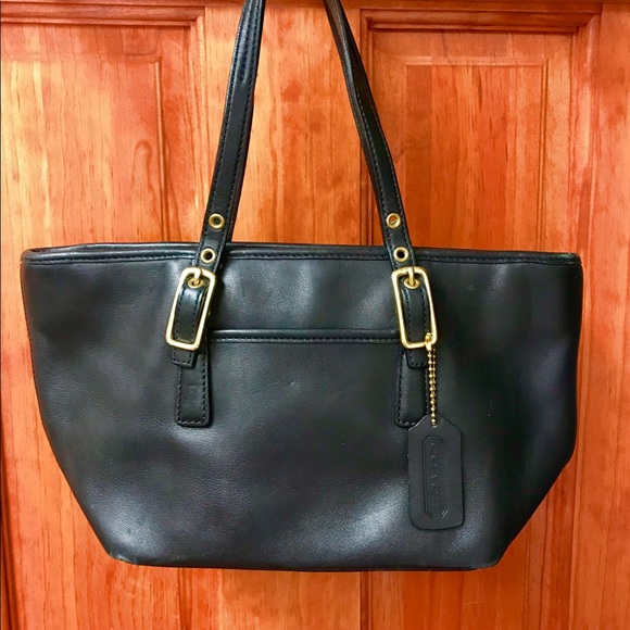 Vintage Coach black leather bag - Picture 5 of 7